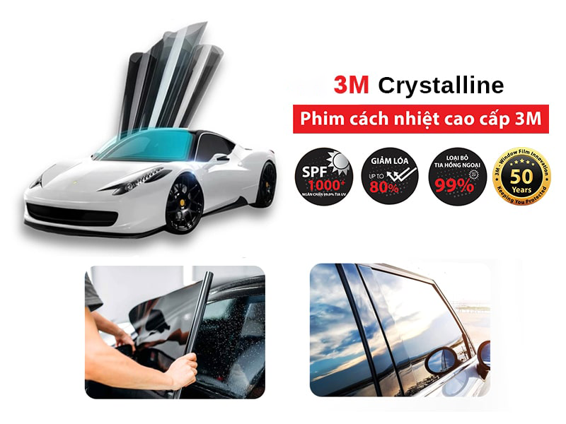 Phim cách nhiệt 3M Crystalline